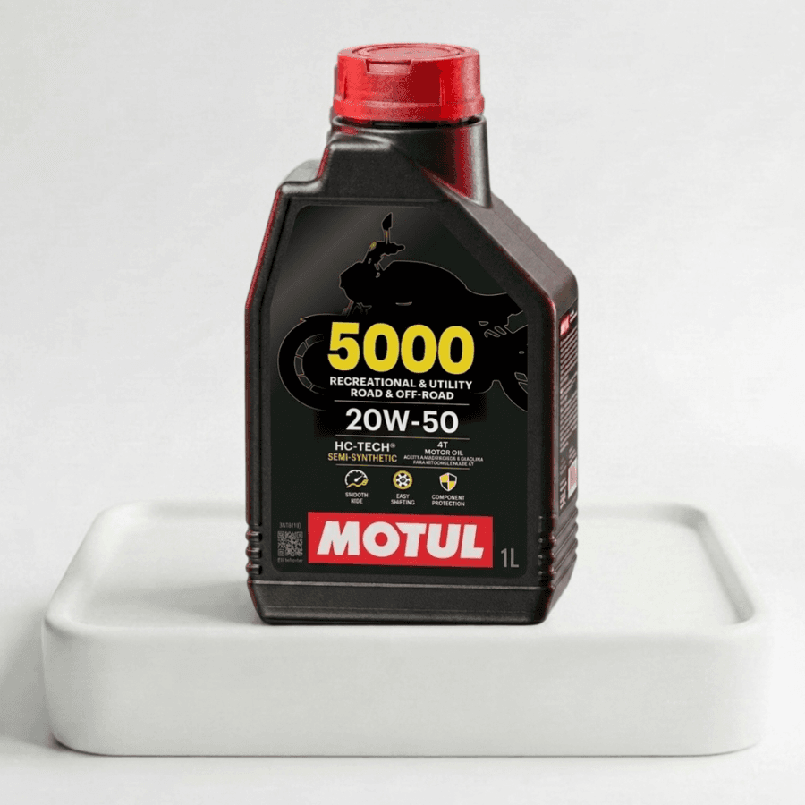 Aceite Motul 20w-50 5000 1L Semi-Sintético 4T