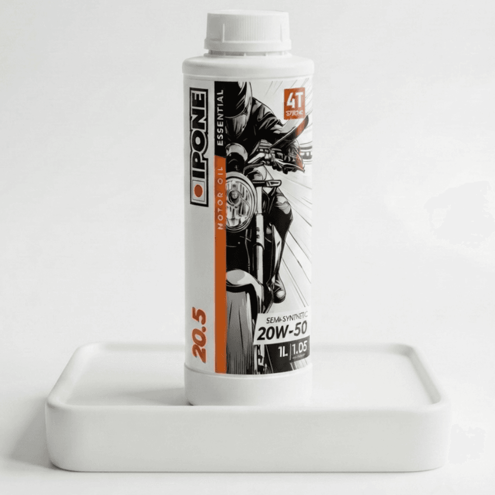 Aceite Ipone 20w-50 1L  20.5 Semi-Sintético 4T